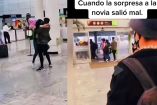Llegó por su novia al aeropuerto y la encontró con su amante.