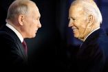 El jefe del Kremlin, Vladimir, Putin, a laizquierda y el presidente de Estados Unidos, Joe Biden, a la derecha.