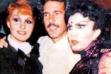 Irma Serrano con los actores Sonia Infante y Andrés Garcia.