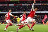 Jugadores del Arsenal celebran