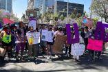 Así se ve la marcha 8M en las calles de la CDMX.