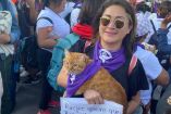 Michi marcha por el 8M en CDMX