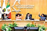 Sesión del Instituto Electoral de la Ciudad de México con integrantes de la Jucopo.