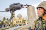 El 9 de abril de 2003, fue derribada la estatua de Saddam Hussein 