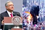 AMLO y la figura de Norma Piña con fuego
