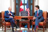 presidente de Estados Unidos, Joe Biden, y el primer ministro de Canadá, Justin Trudeau