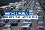 Hoy No circula martes 28 de marzo de 2023.