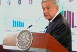 Andrés Manuel López Obrador en Palacio Nacional