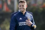 'Chicharito' entrenando con LA Galaxy.