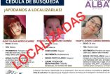 Cartel de esposa, bebé y otra mujer que fueron secuestradas en Zacatecas