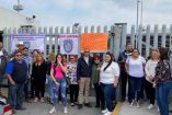 Protestan afuera de Conagua en Monterrey