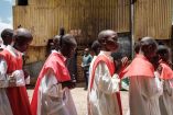 Feligreses en Kenia. (AFP)