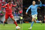 Jamal Musiala del Bayern y Erling Haaland del City.