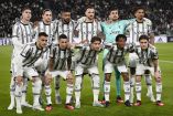 Jugadores de Juventus antes de un partido.