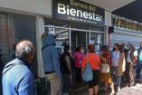 Fila para Banco del Bienestar
