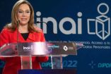 Blanca Lilia Ibarra Cadena, presidenta del Instituto Nacional de Transparencia, acceso a la Información y protección de datos personales (INAI) 