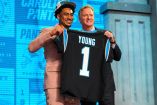 Bryce Young con el jersey de Panthers.