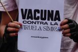 cartel de vacuna contra viruela del mono