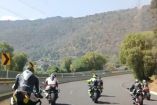 Motociclistas en la México - Cuernavaca.