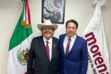 Armando Guadiana, candidato de Morena en Coahuila, y Mario Delgado
