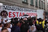 Protesta contra ministros de la Corte