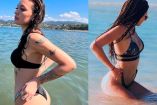 Dasha Hodgkinson en el mar 