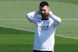 Lionel Messi en entrenamiento con el PSG, junio 2023