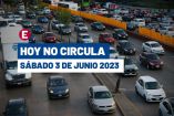 Hoy No Circula 3 junio del 2023.