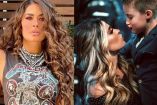 Galilea Montijo y su hijo 