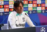 Simone Inzaghi en rueda de prensa.