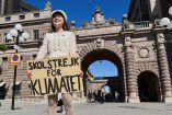 Greta Thunberg en su última huelga climática. (Reuters)