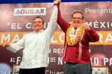 Pio López Obrador y Marcelo Ebrard en Chiapas
