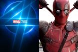 Póster de Los 4 Fantásticos de Marvel y Deadpool con manos en espadas