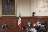 Sesión de la Suprema Corte de Justicia de la Nación en la que los ministros invalidaron el plan B de la reforma electoral.