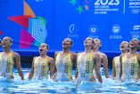 El equipo de México en la Natación Artística