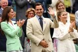 Roger Federer homenaje en Wimbledon