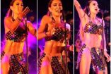 Ninel Conde en concierto cantando Sálvame de RBD