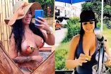 Lolita, la vendedora de jugos encendió las redes con brutal video en bikini.