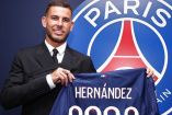 Lucas Hernández con jersey del PSG.
