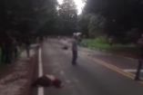 Accidente en carretera México-Cuernavaca en Tlalpan.