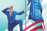 Ilustración del presidente Joe Biden y  su proyecto económico.