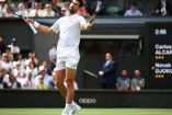 Djokovic durante final del Wimbledon ante Carlos Alcaraz.