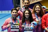 Mexicanos con medalla de plata en equipos mixtos Fukuoka 2023