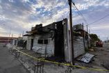 Destrucción del bar Beer House tras un incendio provocado
