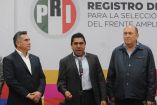 Jorge Luis Preciado junto a Alito en la sede del PRI
