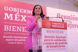 Ariadna Montiel trabaja en mejora de padrones de pensiones del Bienestar