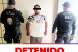 Presunto delincuente detenido en Edomex. 