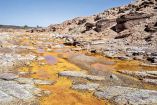 Zona del desastre en Sonora por derramamiento de sulfato de cobre acidulado.