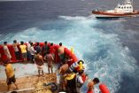 Migrantes rescatados en Italia