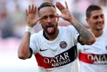 Neymar celebrando un gol con el PSG.